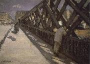 Gustave Caillebotte Study of pier oil on canvas
